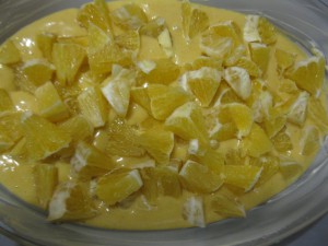 шарлотка с апельсинами