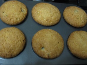 маффины с цукатами, мармеладом, рахат-лукумом