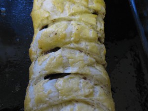 слойка с шоколадом