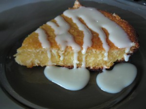 кокосово-лимонная запеканка